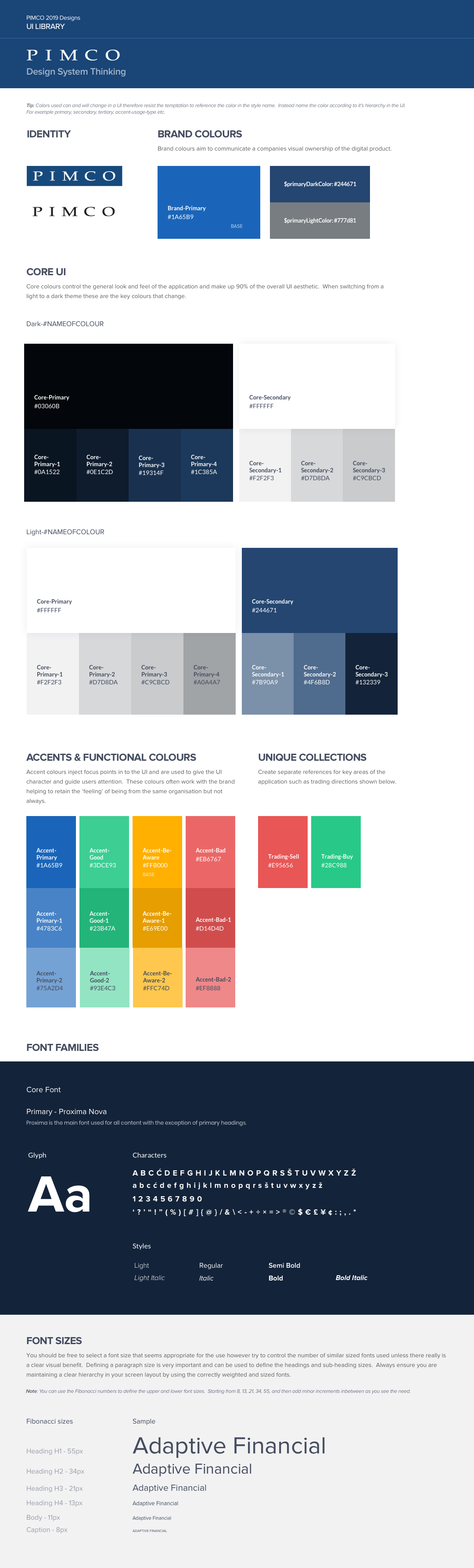 Design system | color palette, typography, and branding guidelines