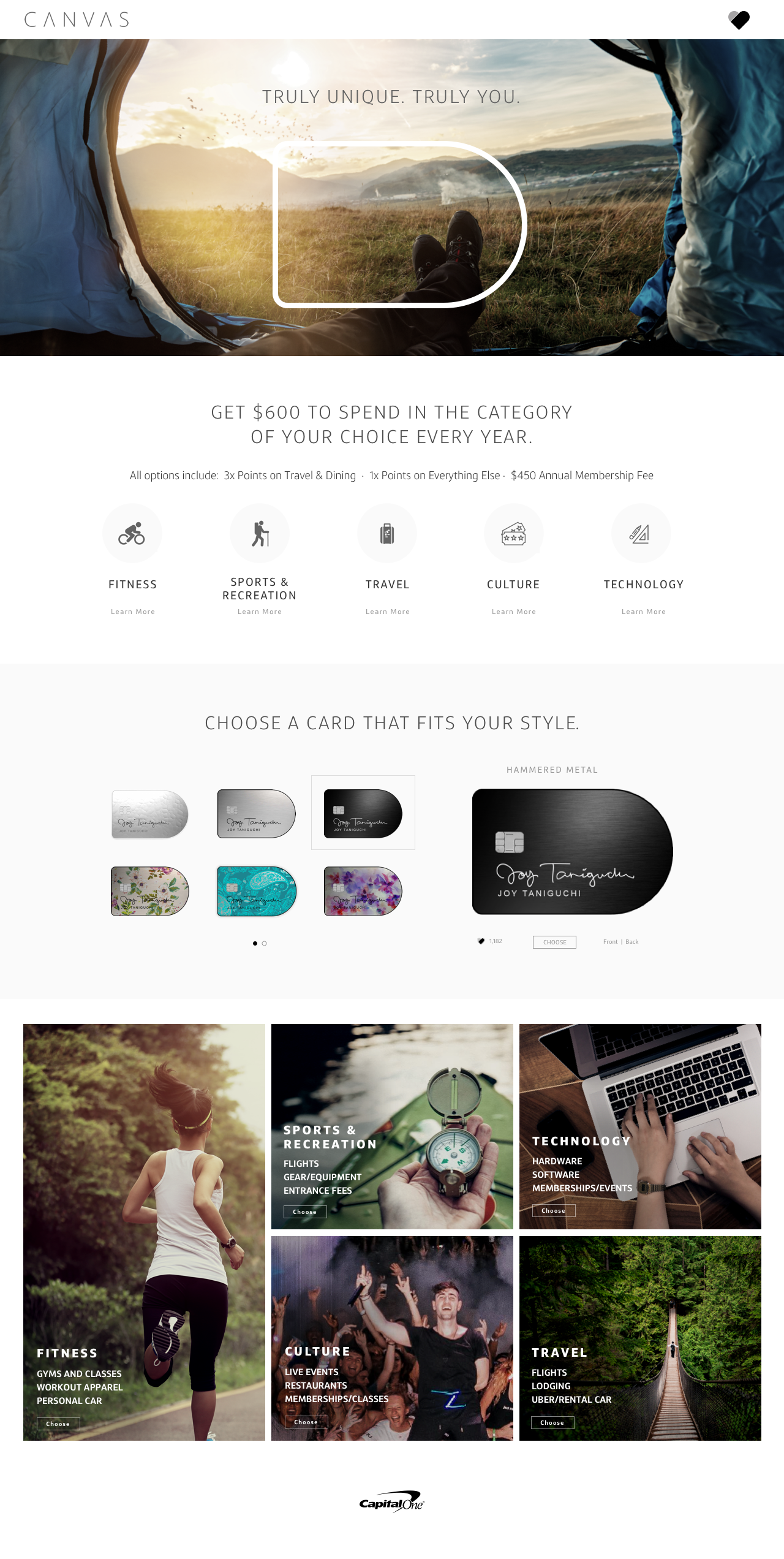 Capital One — Innovation Lab — Art Direction & Product Design